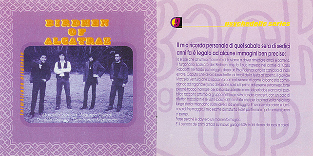 Birdmen Of Alkatraz CD Psychedelic Series booklet 2